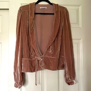 Pink Velvet light blouse